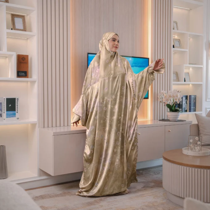 Mukena Abaya Terusan - Haurana Series