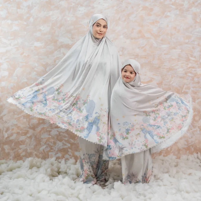 Mukena Couple Ibu dan Anak Zauza Series